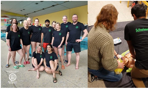 Schwimmcoaching zum "Projekt Jedes Kind in Dortmund lernt Schwimmen"