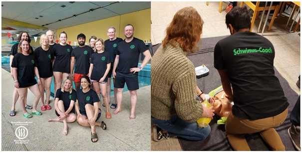 Schwimmcoaching zum "Projekt Jedes Kind in Dortmund lernt Schwimmen"
