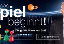 teaser das Spiel beginnt ZDF Quiz-Show