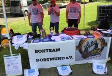 "Bewegung gegen Krebs" wird unterstützt durch das Boxteam Dortmund