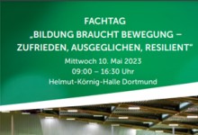 Flyerbild 6-Fachtag Bildung braucht Bewegung 2023