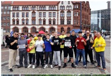 Boxen auf dem Friedensplatz