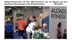 Alltags und Fitnesstest Seniorentag Westfalenhallen