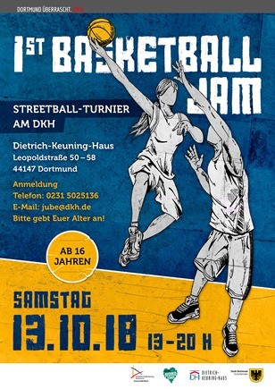 Plakat Streetbasketball Keuninghaus