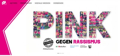 LOGO Pink gegen Rassismus