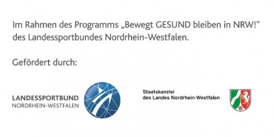 Fördersiegel Bewegt GESUND bleiben 2018