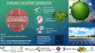 Flyer Zukunft im Sport gestalten 2019