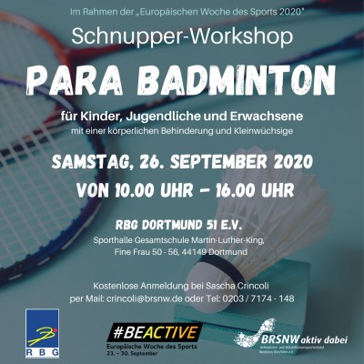 Para-Badminton Workshop 2020 mit RBG Dortmund 51