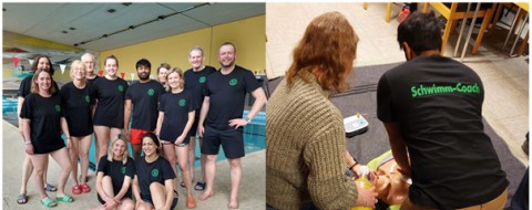 Schwimmcoaching zum "Projekt Jedes Kind in Dortmund lernt Schwimmen"