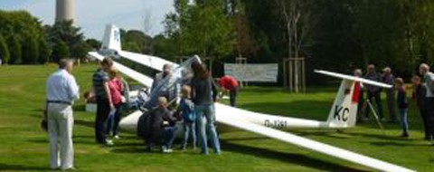 Segelflugzeug im Westfalenpark
