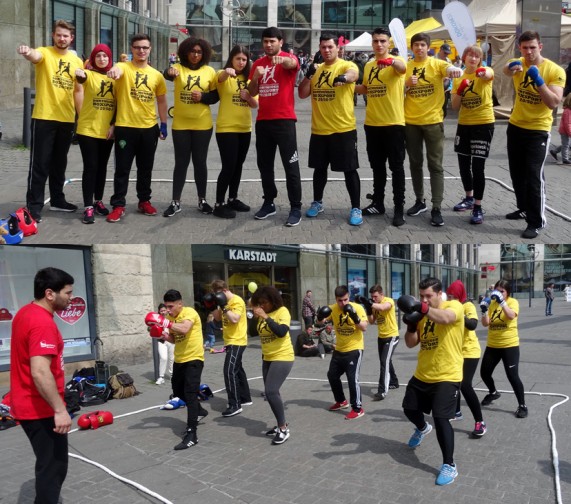 Boxtraining bei DORTBUNT