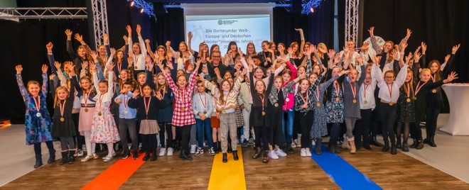 Fest des Dortmunder Sports U16 - Dortmund ehrt 75 junge Titelträgerinnen und Titelträger