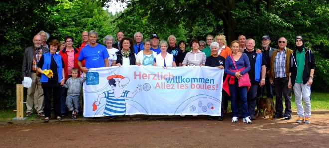 Gruppenfoto "Aktionstag Boule"