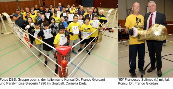 DBS-Boxlehrgang & Boxtrainer Francesco Solimeo wird „65“