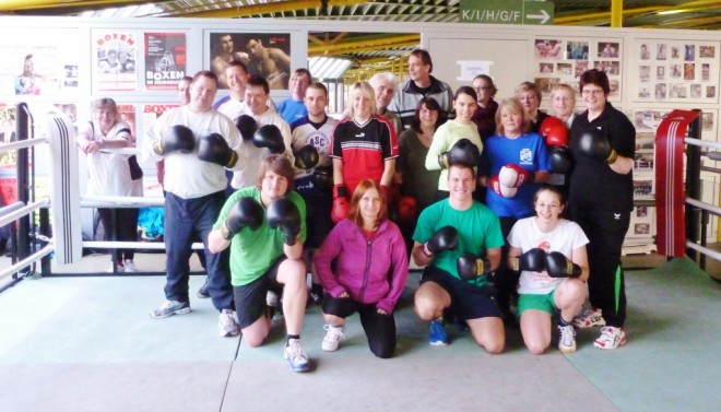 Jugendleiter im Boxring