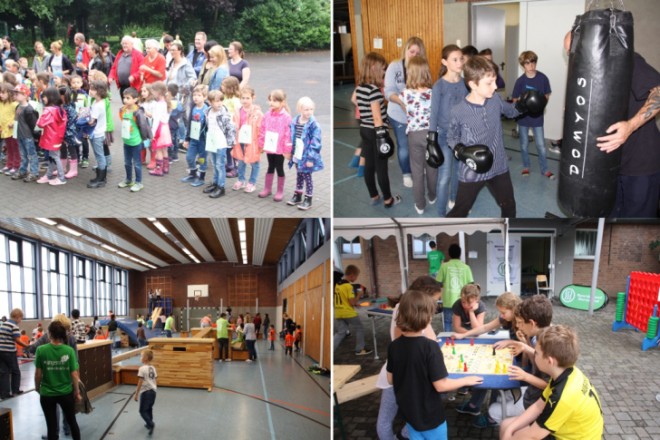 Begegnung bei Bewegung im Westpark – Kinder trotzten dem Regen!